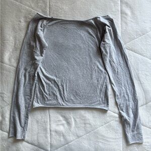 Brandy Melville Off the Shoulder Long Sleeve Top